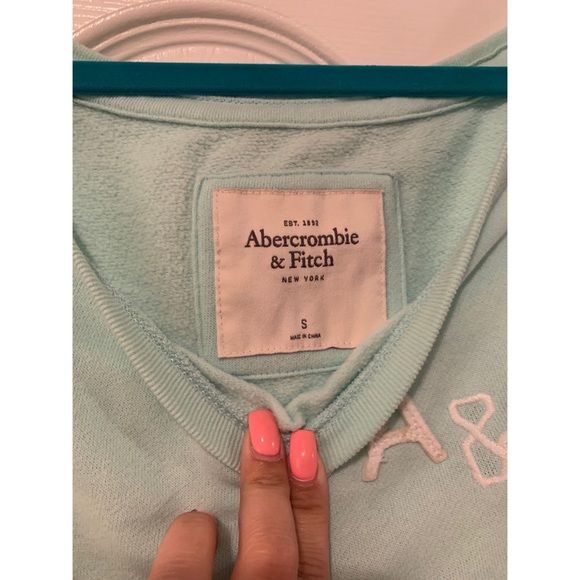 Abercrombie & Fitch blue cozy sweatshirt - Picture 3 of 4